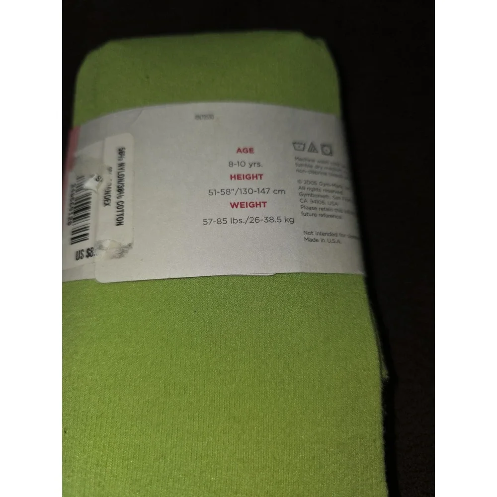 Gymboree cowgirls at heart green tights size 8 10 nwt